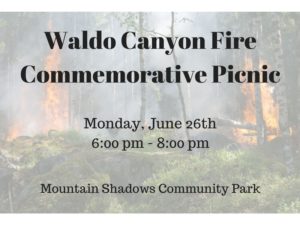 Waldo Canyon Fire Commemorative Picnic
