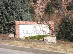 Cedar Heights in Colorado Springs