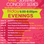 Free summer concert series at UVC