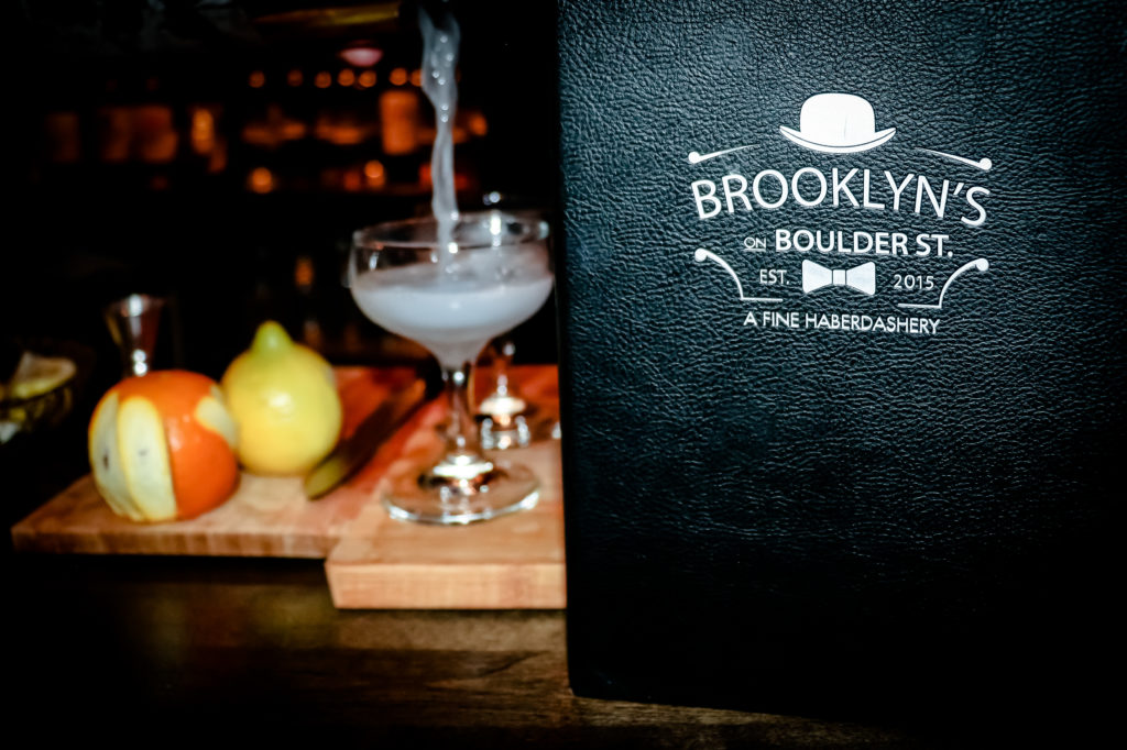 BROOKLYNS SPEAKEASY MENU